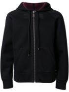 No21 Zipped Hoodie, Men's, Size: Large, Black, Viscose