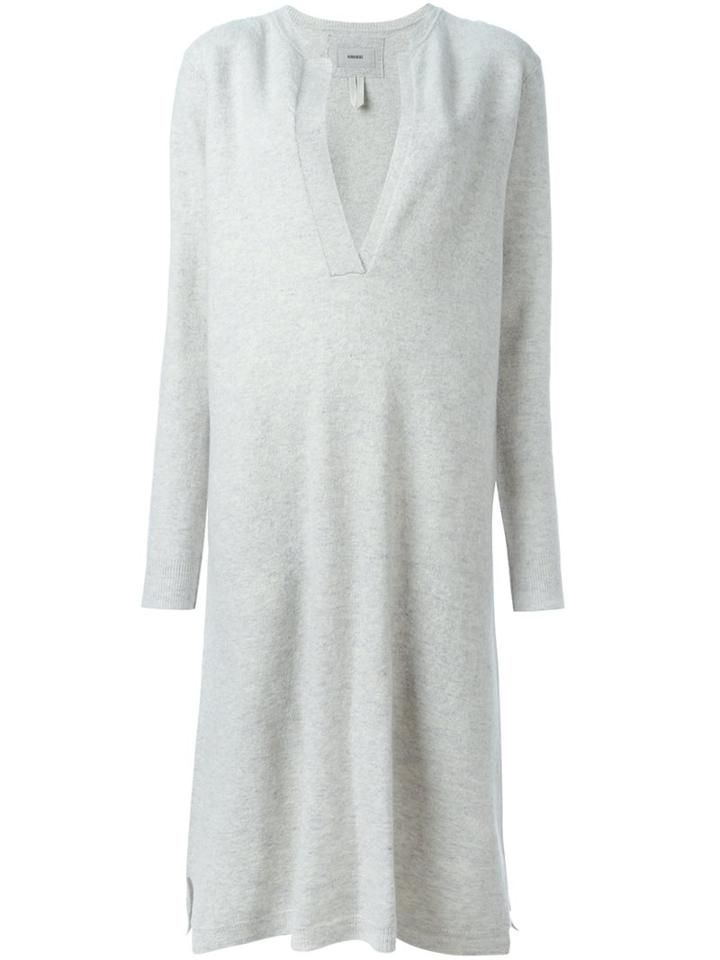 Humanoid 'waylon Warrior' Dress, Women's, Size: Large, Grey, Lambs Wool