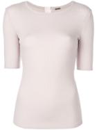 Adam Lippes Ribbed Jersey T-shirt - Neutrals