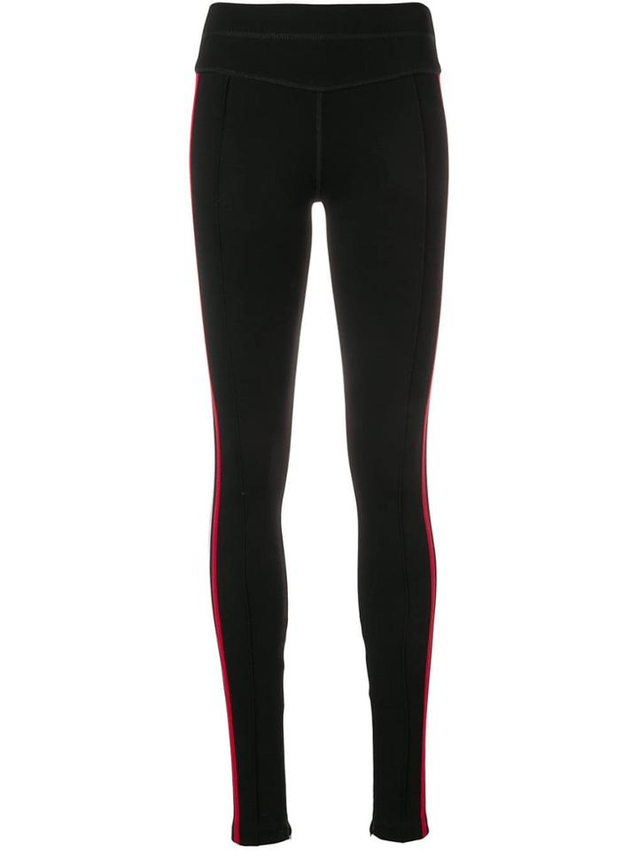 Current/elliott Side Stripe Leggings - Black