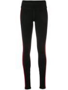 Current/elliott Side Stripe Leggings - Black