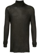 Avant Toi Roll Neck Sweater - Grey