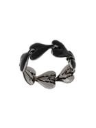 Tomas Maier Enamel Link Ring - Black