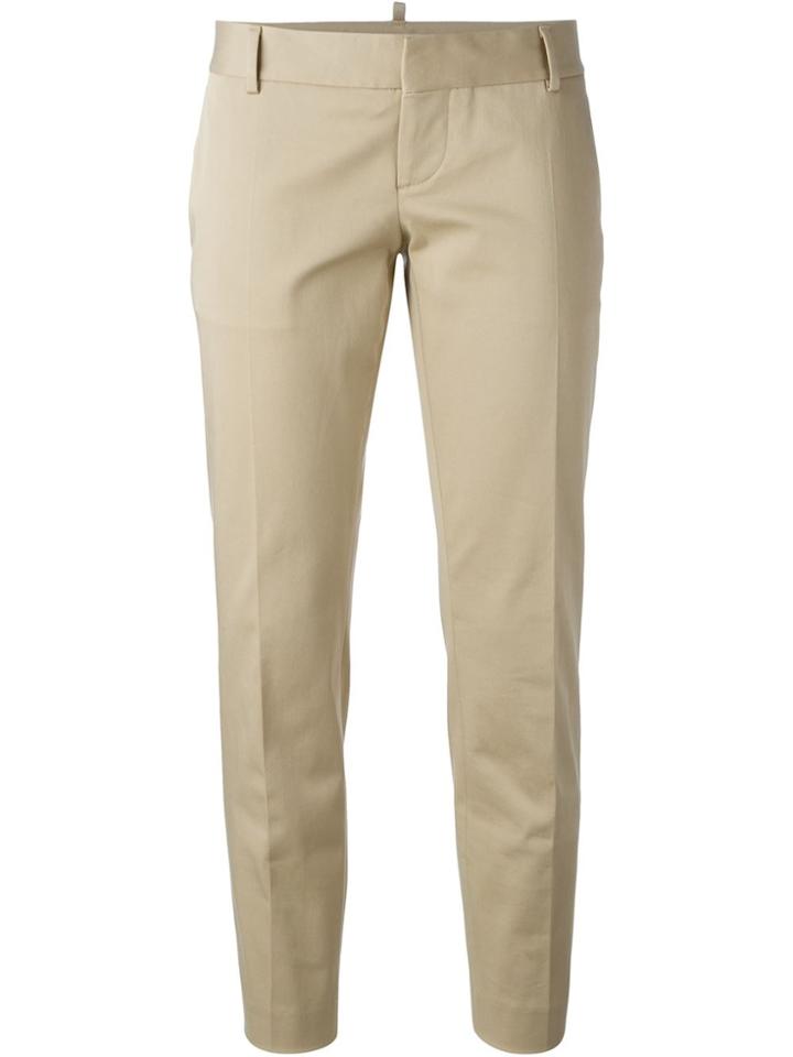 Dsquared2 Slim Fit Trousers - Nude & Neutrals