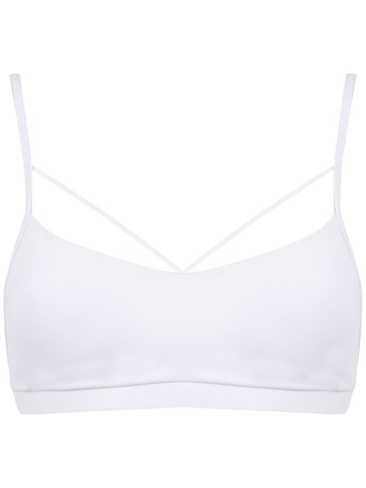 Track & Field Power Strappy Top - White