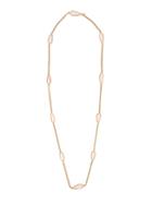 Rosantica Long Stone Chain Necklace - Metallic