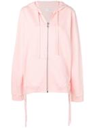 Faith Connexion Printed Back Zipped Hoodie - Pink