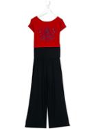 Lapin House - T-shirt Overlay Jumpsuit - Kids - Spandex/elastane/viscose - 8 Yrs, Blue