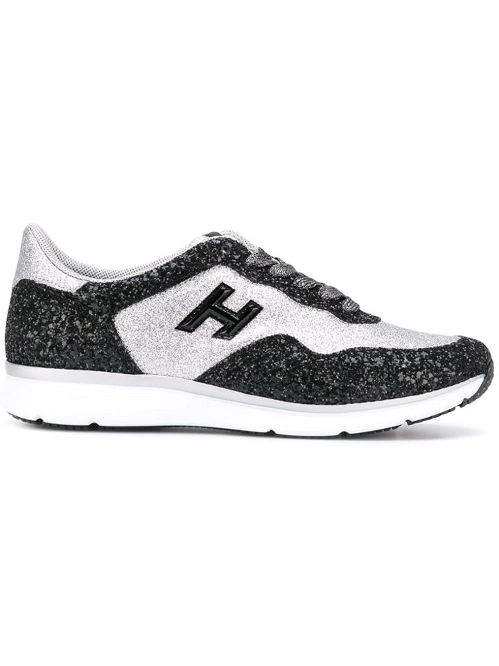 Hogan Glitter Sneakers - Black