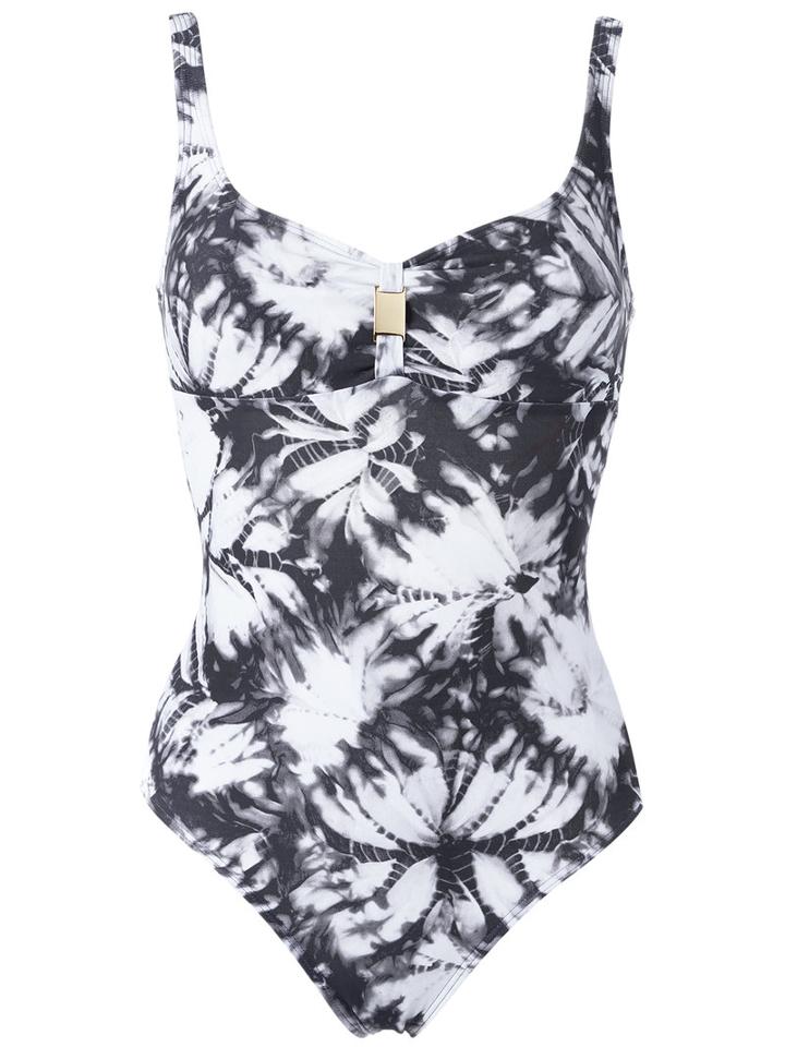 Lygia & Nanny - Printed Bodysuit - Women - Polyamide - 44, Black, Polyamide