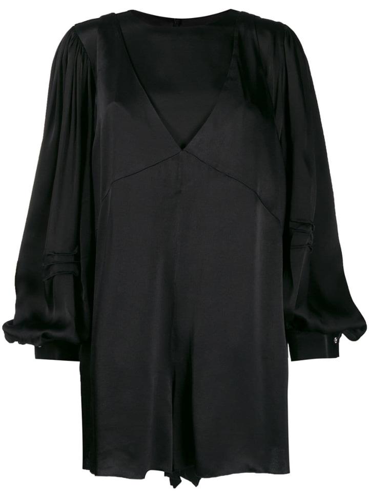 Rotate Bell Sleeve Dress - Black