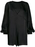 Rotate Bell Sleeve Dress - Black