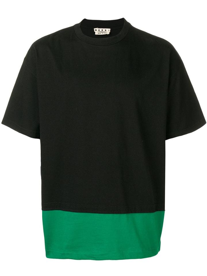 Marni Back Logo Layered T-shirt - Black