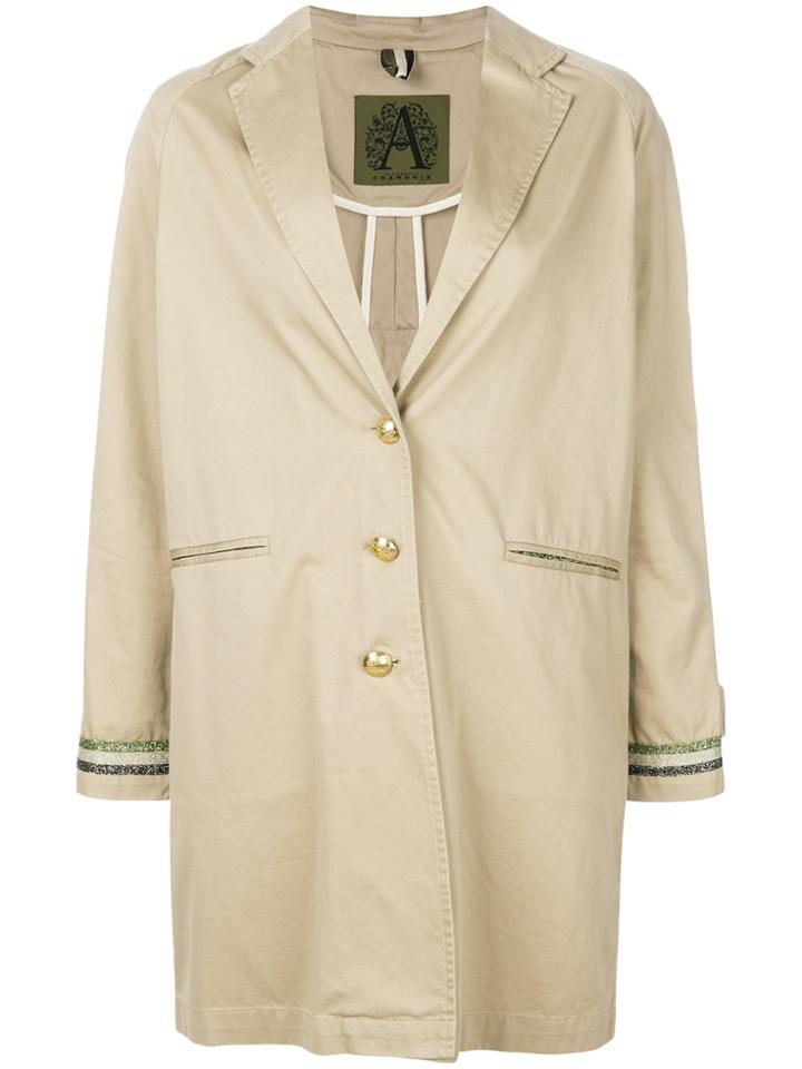 Alessandra Chamonix Classic Fitted Blazer - Nude & Neutrals