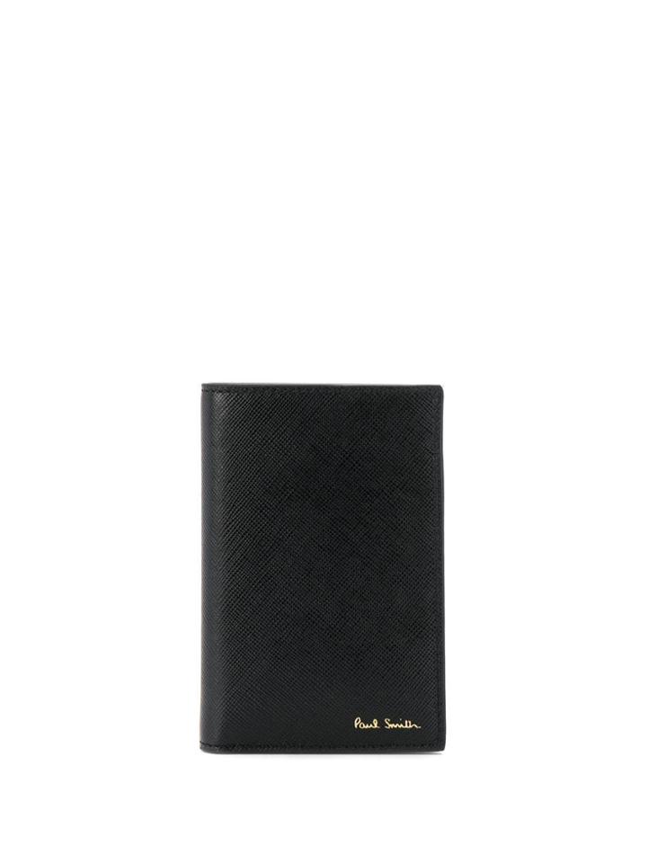 Paul Smith 'mini Stripe' Card Wallet - Black