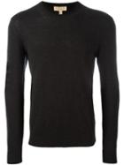 Burberry Crew Neck Sweatshirt, Men's, Size: Small, Grey, Cotton/cashmere