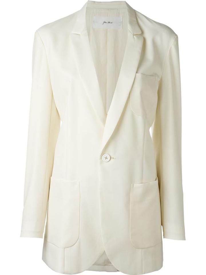 Julien David One Button Patch Pocket Blazer