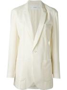 Julien David One Button Patch Pocket Blazer