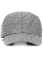 Brunello Cucinelli Rear Fastening Cap, Men's, Size: Medium, Grey, Cotton
