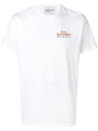 Huge Pizza Logo Print T-shirt - White