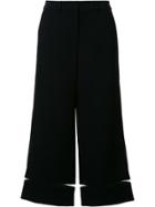 Alexander Wang Fishing Line Trim Cropped Trousers - Black