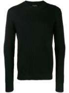 Roberto Collina Knitted Sweatshirt - Black