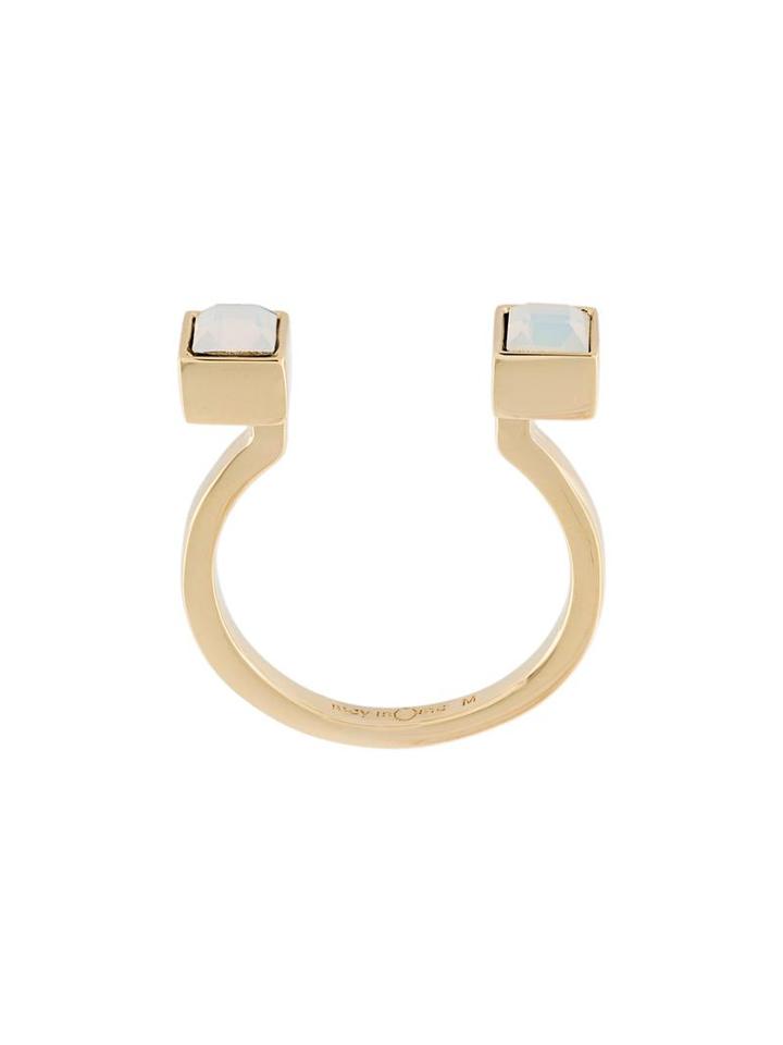 May Moma 'carre' Ring, Women's, Size: Large, Metallic