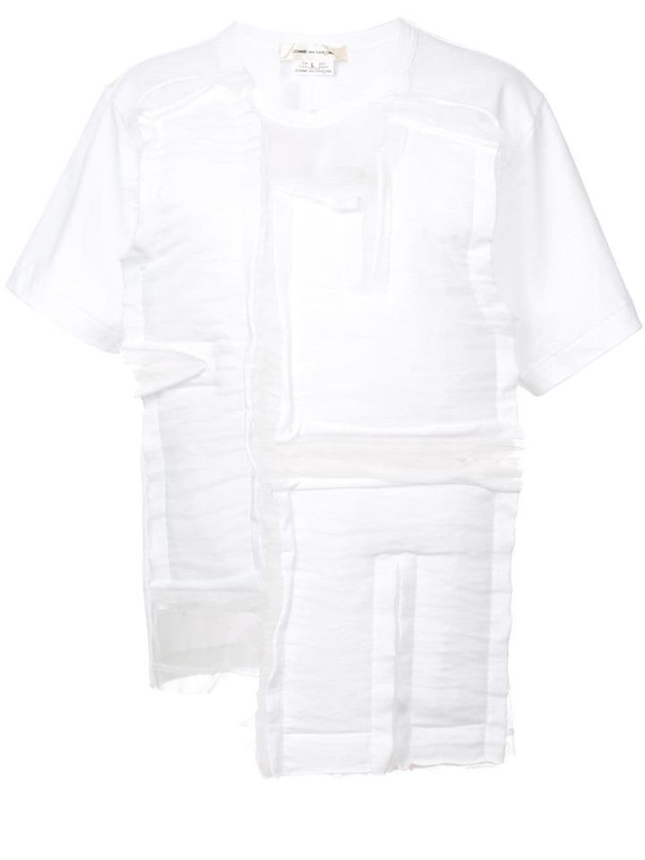 Comme Des Garçons Multi Fabric Top - White
