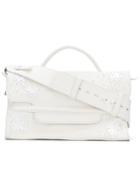 Zanellato Embroided Style Shoulder Bag - White