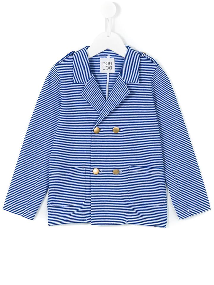 Douuod Kids - Gobbo Jacket - Kids - Cotton/polyester - 8 Yrs, Blue
