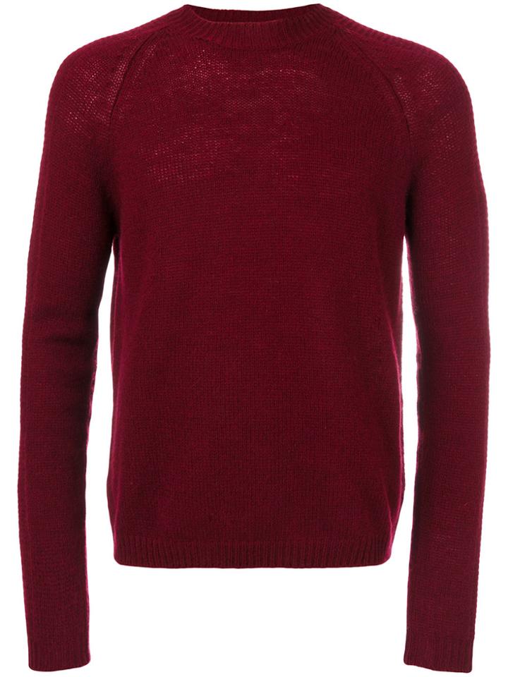 Prada Round Neck Jumper - Pink & Purple