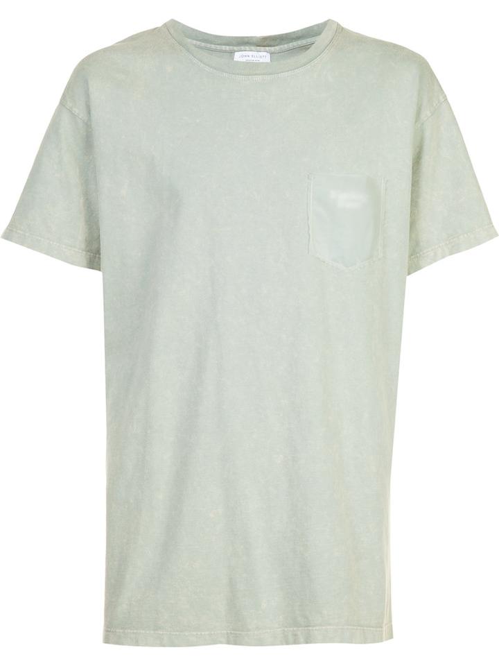 John Elliott - Chest Pocket T-shirt - Men - Acetate - Xl, Grey, Acetate