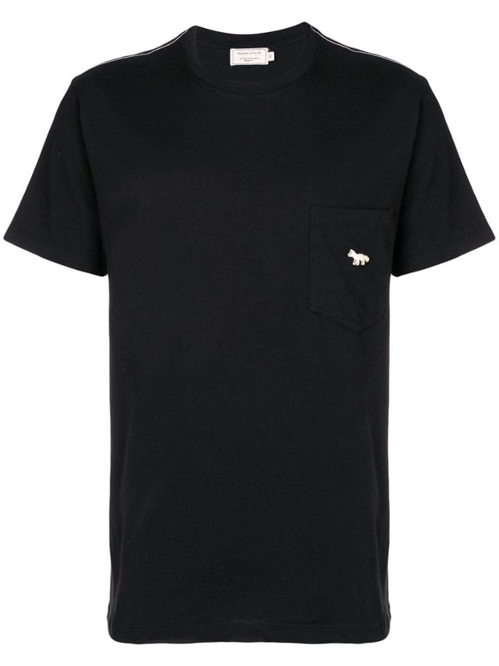 Maison Kitsuné Quadri Fox Patch T-shirt - Black