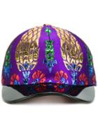 Gucci Lurex Cap, Women's, Size: Small, Pink/purple, Polyester/metallic Fibre/silk/silk
