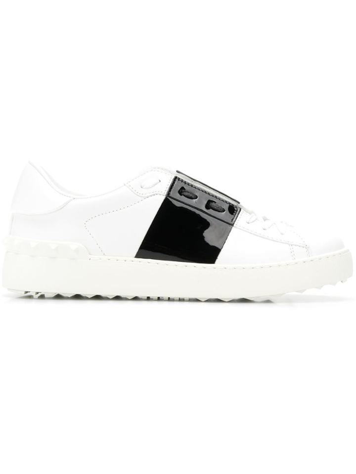 Valentino Valentino Qw2s0781tcq A01 Blanc/noir Furs & Skins->patent
