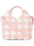 Loewe Woven Basket Mini Bag - Pink & Purple