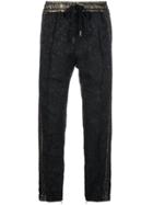 Dolce & Gabbana Baroque Jacquard Joggers - Black