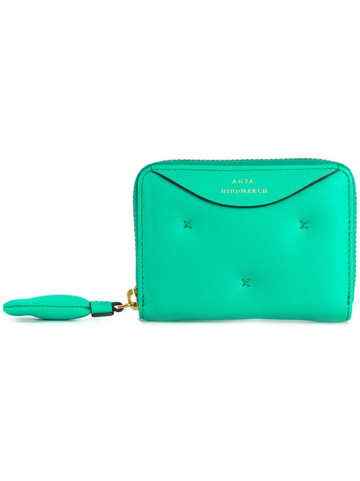 Anya Hindmarch Chubby Small Zip Around Wallet - Green