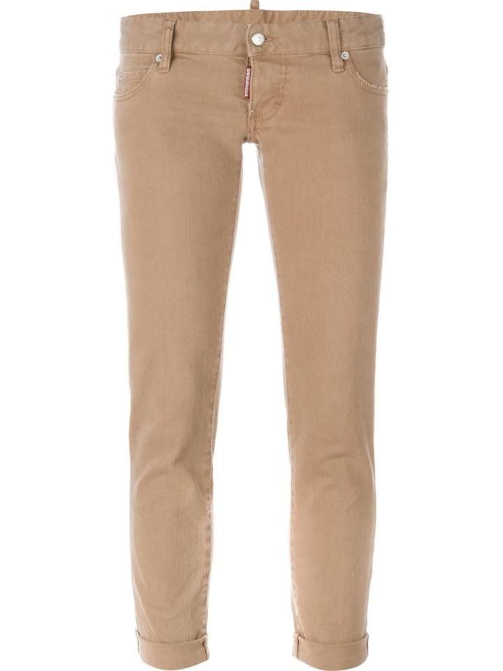 Dsquared2 Pat Jeans, Women's, Size: 40, Nude/neutrals, Cotton/spandex/elastane