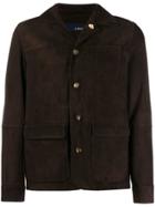Lardini Relaxed Shirt Jacket - Brown