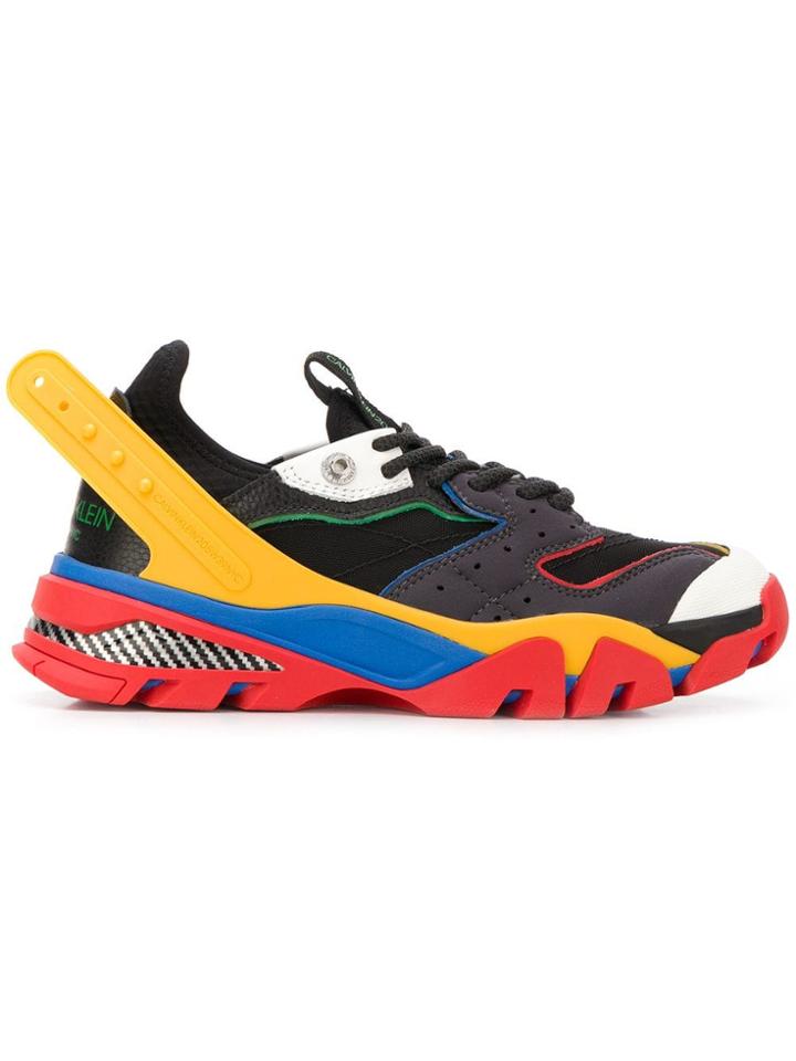 Calvin Klein 205w39nyc Chunky Running Sneakers - Black