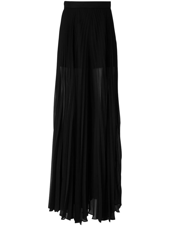 Elie Saab Flared Pants, Women's, Size: 38, Black, Polyester