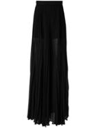 Elie Saab Flared Pants, Women's, Size: 38, Black, Polyester