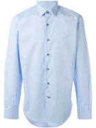 Lanvin Classic Small Collar Shirt, Men's, Size: 42, Blue, Cotton