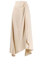 Nanushka Pearl Pin Blanket Skirt - Neutrals