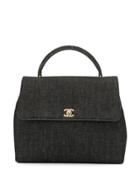 Chanel Pre-owned '94-00's Denim Hand Bag - Blue