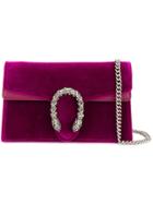 Gucci Dionysus Chain Crossbody Bag - Pink & Purple