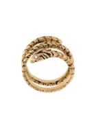 Saint Laurent 'animalier' Serpent Ring, Women's, Size: 6, Metallic