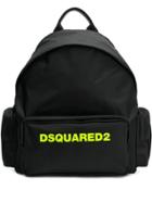 Dsquared2 Logo Print Backpack - Black