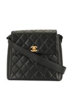 Chanel Pre-owned Quilted Cc Tote Bag - Black